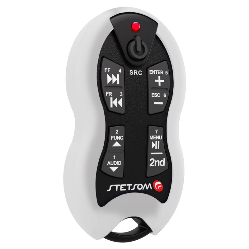 Stetsom SX2 - Universal Remote Control, Infrared, Long Range (1640 ft), 16 Functions, Learning Mode, Compatible with Car Audio Head Units, Home Devices and Video Equipment - Image 4